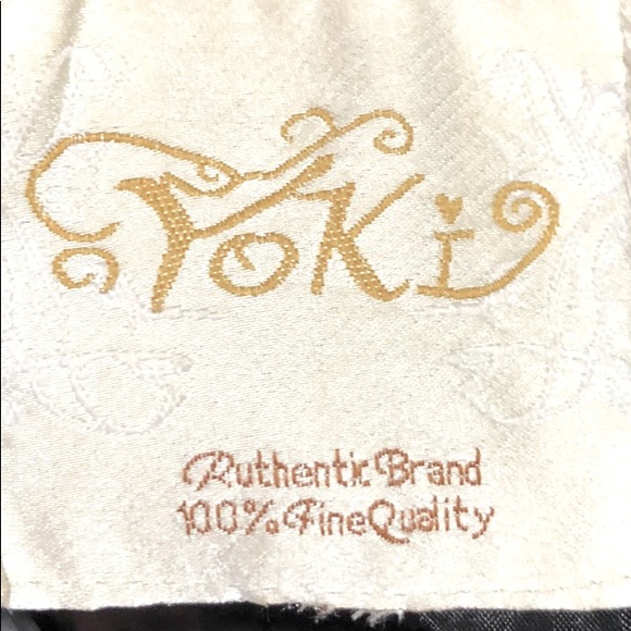 YOKI authentic brand Black & White Plaid Collared Bomber Jacket size L - Picture 12 of 12